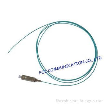 OM4 SC Fiber Optic Pigtails For Gigabit Ethernet , pigtail